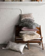 P0598 Grey 22"x22" Pillow