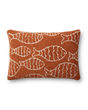 P0908 Orange 16"x26" Pillow