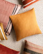 P1153 Coral/Gold 18" x 18" Pillow