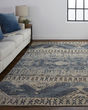 Palomar 6572F Blue/Gray/Ivory Area Rug