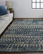 Palomar 6632F Blue/Gray/Tan Area Rug