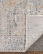 Pasha 39M5F Ivory/Taupe/Blue Rug