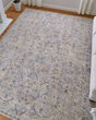 Pasha 39M6F Ivory/Blue/Tan Area Rug
