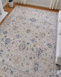 Pasha 39M7F Ivory/Taupe/Blue Rug