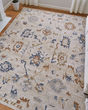 Pasha 39M8F Ivory/Blue/Gold Area Rug