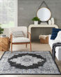 Passion PSN03 Black Ivory Area Rug