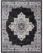 Passion PSN03 Black Ivory Area Rug