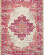 Passion PSN03 Ivory/Fuchsia Area Rug