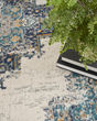 Passion PSN03 Ivory/Grey/Blue Area Rug