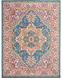 Passion PSN20 Teal Multicolor Area Rug