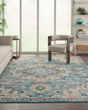 Passion PSN25 Ivory/Light Blue Area Rug