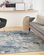 Passion PSN36 Ivory Teal Area Rug