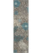 Passion PSN17 Charcoal/Blue Area Rug