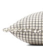PCJ0012 Ivory/Black 18"x18" Pillow