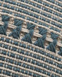 PCJ0018 Blue/Natural 22"x22" Pillow