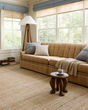 PCJ0018 Blue/Natural 22"x22" Pillow
