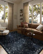 Percival PCV-02 Navy/Ivory Area Rug