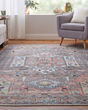 Percy 39AJF Taupe/Red/Brown Rug