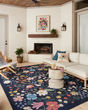 Perennial PRN-02 Black Area Rug