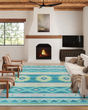 Phoenix PH3 Teal Area Rug