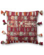 PLL0014 Pink/Multi 22"x22" Pillow