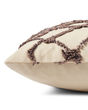PLL0043 Ivory/Black 18"x18" Pillow