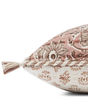 PLL0112 Rose/Ivory 13"x35" Lumbar Pillow