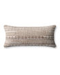 PLL0124 Ivory/Beige 12"x27" Lumbar Pillow