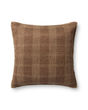 PLL0132 Brown/Tan 20"x20" Pillow
