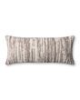PLL0141 Dark Taupe/Ivory 13"x35" Lumbar Pillow