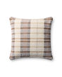 PLL0156 Brown/Multi 20"x20" Pillow