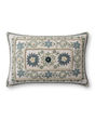 PLL0158 Blue/Multi 13"x21" Lumbar Pillow