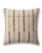 PLL0175 Ivory/Brown 20"x20" Pillow