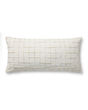Mary PMH0040 Ivory 12"x27" Lumbar Pillow