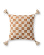 Amos PMH0066 Rust/Ivory 18" Pillow