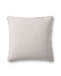 Elara PMH0070 White/Chestnut 22" Pillow