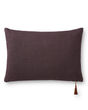 PMH1153 Mocha/Plum 16" x 26" Pillow