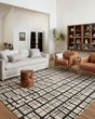 Polly POL-02 Black/Ivory Area Rug