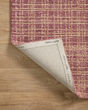 Polly POL-03 Berry/Natural Area Rug