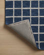 Polly POL-05 Navy/Silver Area Rug