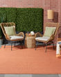 Positano POS01 Terracotta Area Rug