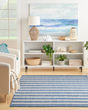 Positano POS03 Navy Ivory Area Rug