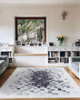 Prairie Hygee Blocks Coal/Ice Caps Area Rug