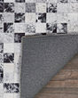 Prairie Hygee Blocks Coal/Ice Caps Area Rug