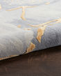 Prismatic PRS28 Grey/Gold Area Rug
