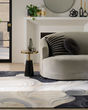 Prismatic PRS41 Ivory Black Area Rug