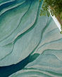 Prismatic PRS42 Silver Green Area Rug
