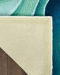 Prismatic PRS42 Silver Green Area Rug