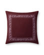 Estee Border PRP0062 Burgundy 22" Pillow