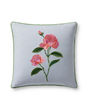 Garden Rose PRP0063 Blue/Multi 18" Pillow
